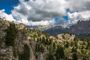 Fototapeta na wymiar Sella Pass South Tyrol Südtirol Italy