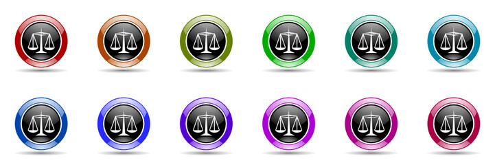 Justice vector icons