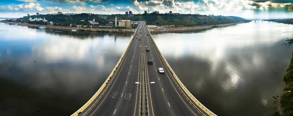  River Bridge traffic panorama © gonzo070