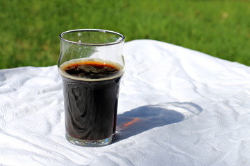 Brown Ale on a Picnic Blanket