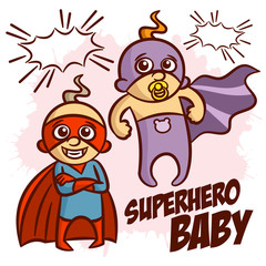 Superhero Baby Boy Clipart
