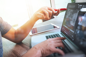 Business team meeting present. Photo professional investor worki