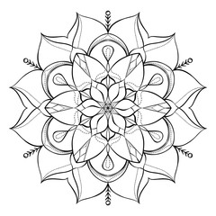 Coloring book for adults. Look my portfolio for more