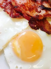 Bacon and egg
