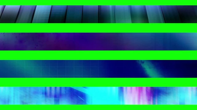 Lower third ten GBS Abstract looping Lower Thirds, use cropping or masking to separate Lower Thirds. 