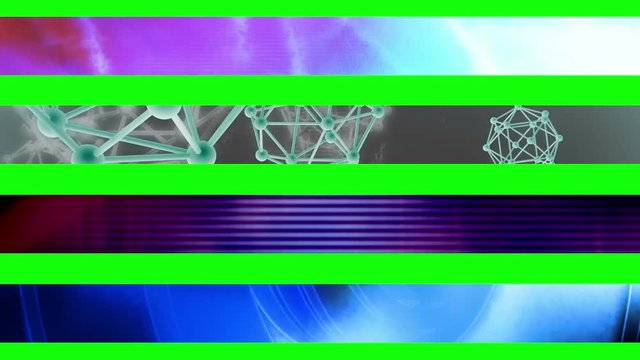 Lower third thirty nine GBS Abstract looping Lower Thirds, use cropping or masking to separate Lower Thirds. 