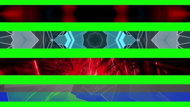 Lower third forty two GBS Abstract looping Lower Thirds, use cropping or masking to separate Lower Thirds. 