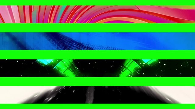 Lower third thirty nine GBS Abstract looping Lower Thirds, use cropping or masking to separate Lower Thirds. 