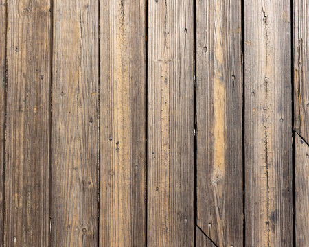 Weathered vertical boardwalk pattern