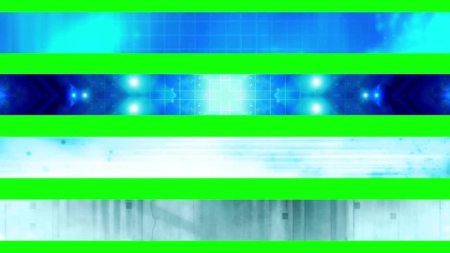 Lower third seventeen GBS Abstract looping Lower Thirds, use cropping or masking to separate Lower Thirds. 