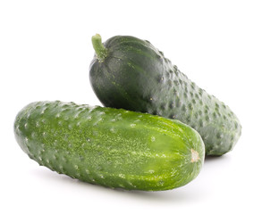 Cucumber vegetable  isolated on white background cutout