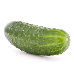 Cucumber vegetable  isolated on white background cutout