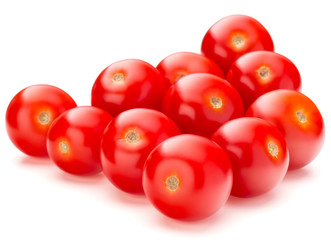 fresh cherry tomato isolated on white background cutout