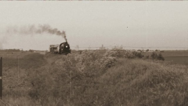 Old Coal Steam Train