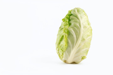Cabbage on white background