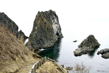 Shakotan Peninsula of coast