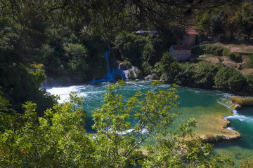 Waterfalls of Krka national park,Croatia 