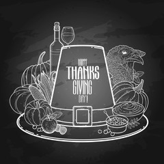 Graphic Thanksgiving day hat