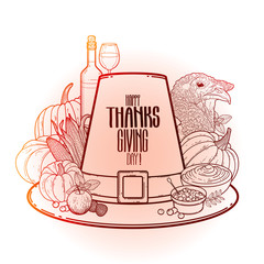 Graphic Thanksgiving day hat