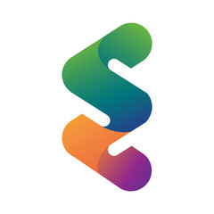 Colorful Letter E Logo