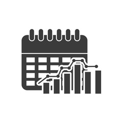 calendar with icon isolated vector illustration design