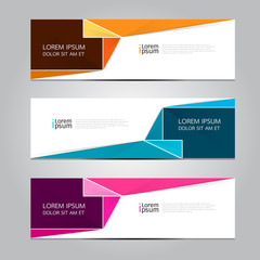Vector design Banner background, illustration EPS10