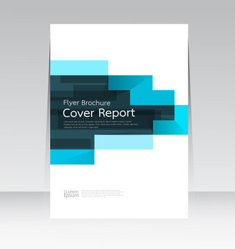 Vector design for Cover Report Annual Flyer Poster in A4 size