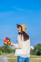 Young woman outdoors