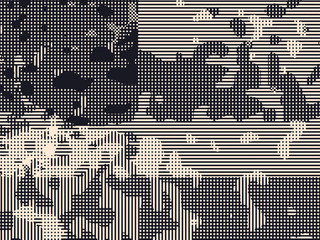 Fototapeta premium Abstract grunge vector background. Monochrome raster composition of irregular graphic elements.