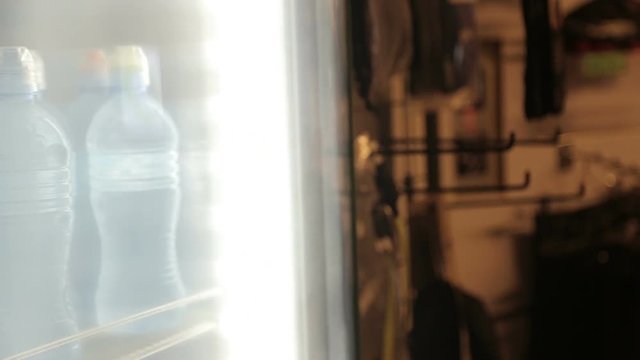 Plastic mineral water refrigerator