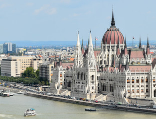 Fototapeta na wymiar Parliament building, Budapest