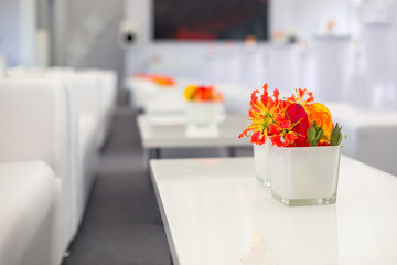 Buffet decorations flowers