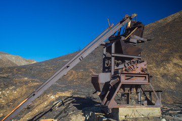 Rusting Remains of Gold Mine
