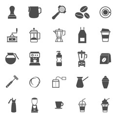 Barista icon on white background