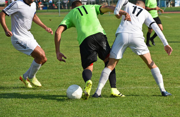 Obraz premium Soccer players in action