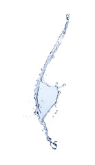 water splash isolated on white background