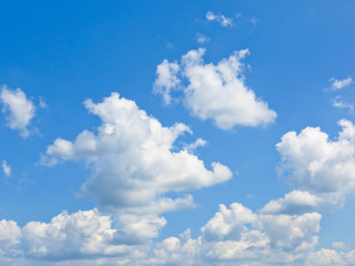 Blue sky and clouds