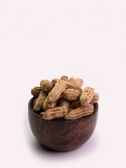 Boil peanut in the shell