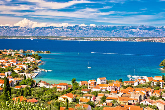 Island of Ugljan beach and coast