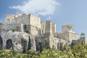 Fototapeta na wymiar Entrance of Acropolis, Athens, Greece
