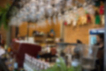 beverage counter bar - blur for background