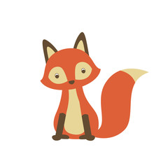 Obraz premium Vector Illustration of a Fox