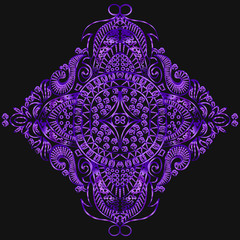 Decorative mandala. Illustration