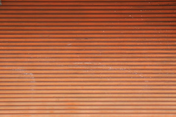 surface of the old steel doors orange.