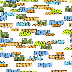 Abstract geometric seamless pattern 