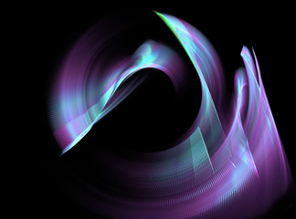 Abstract pink swirling fractal