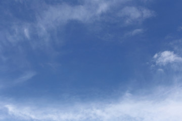 Cloud on blue sky in the daytime of Bright weather.