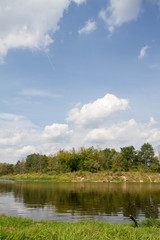 The Bug river, Poland