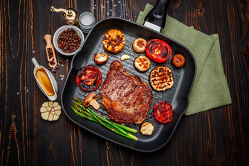 Roasted organic shin of beef meat