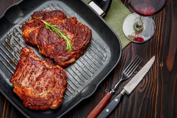 Roasted organic shin of beef meat